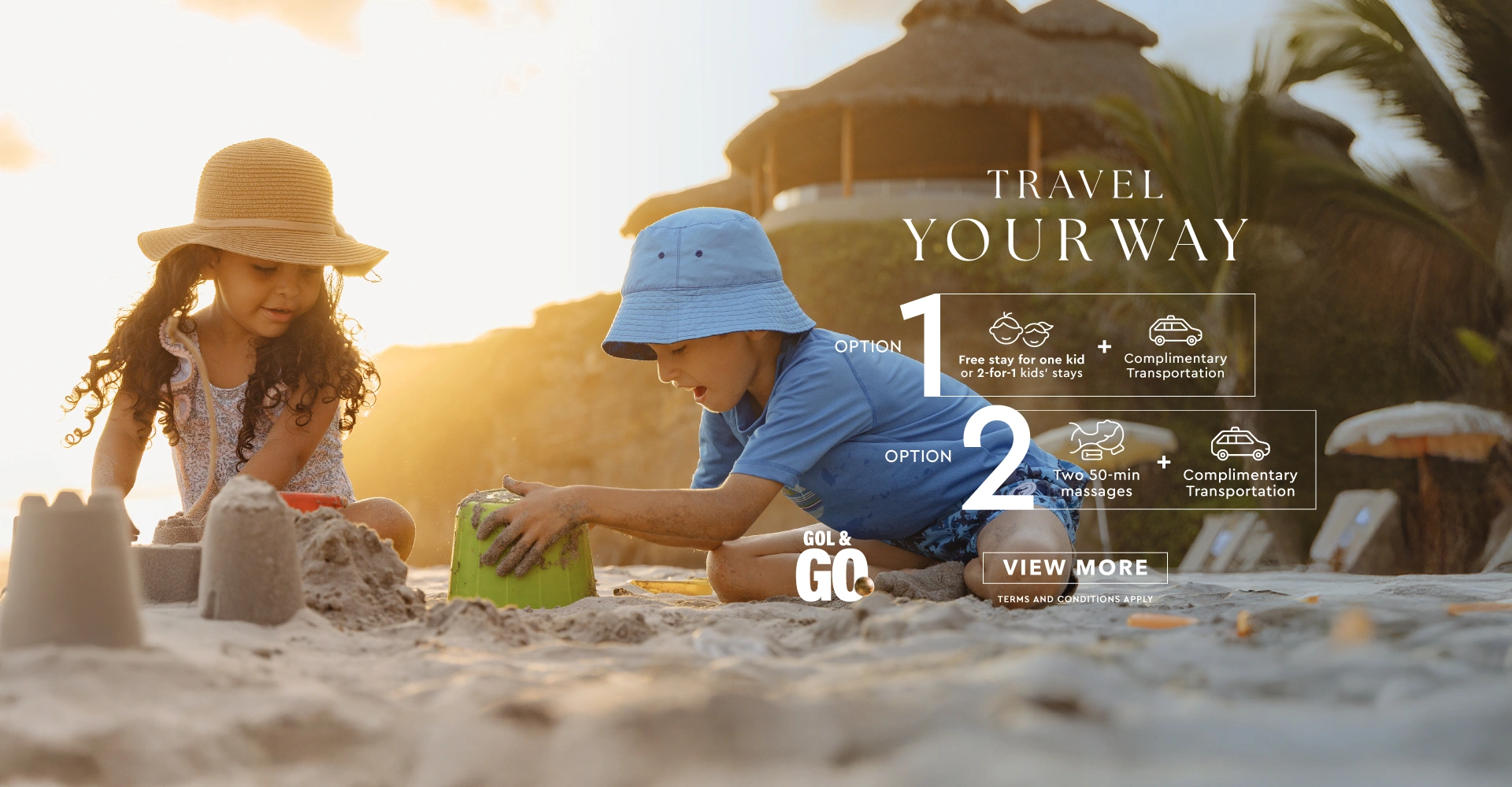Choose the amenities you want to experience oceanfront resort Mexico
