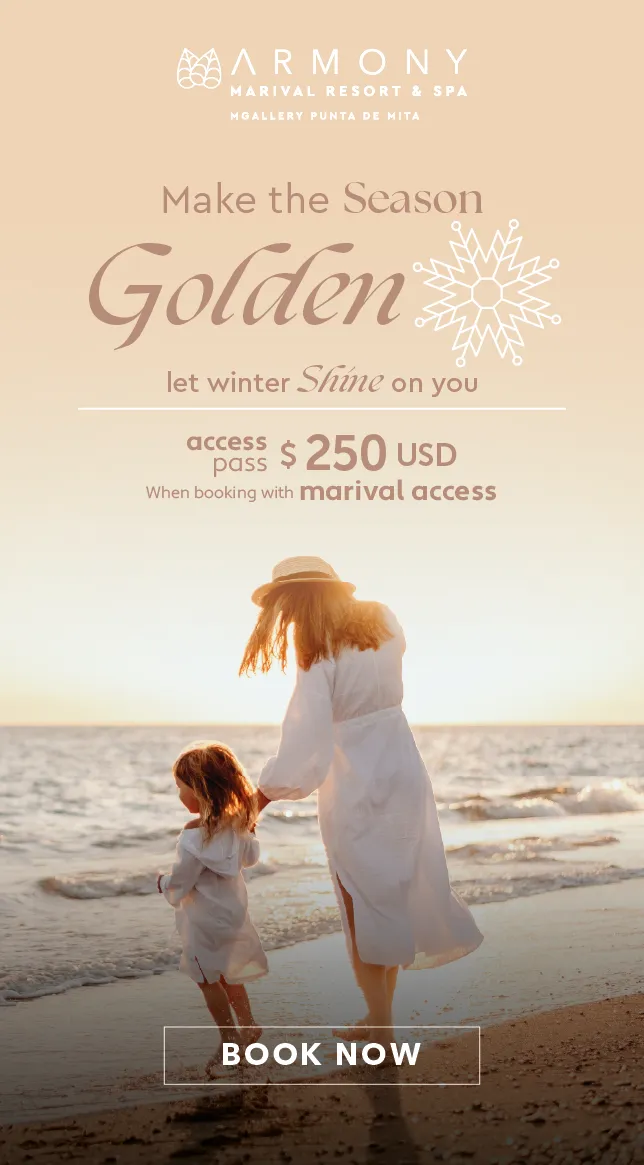 Winter offer oceanfront resort Mexico